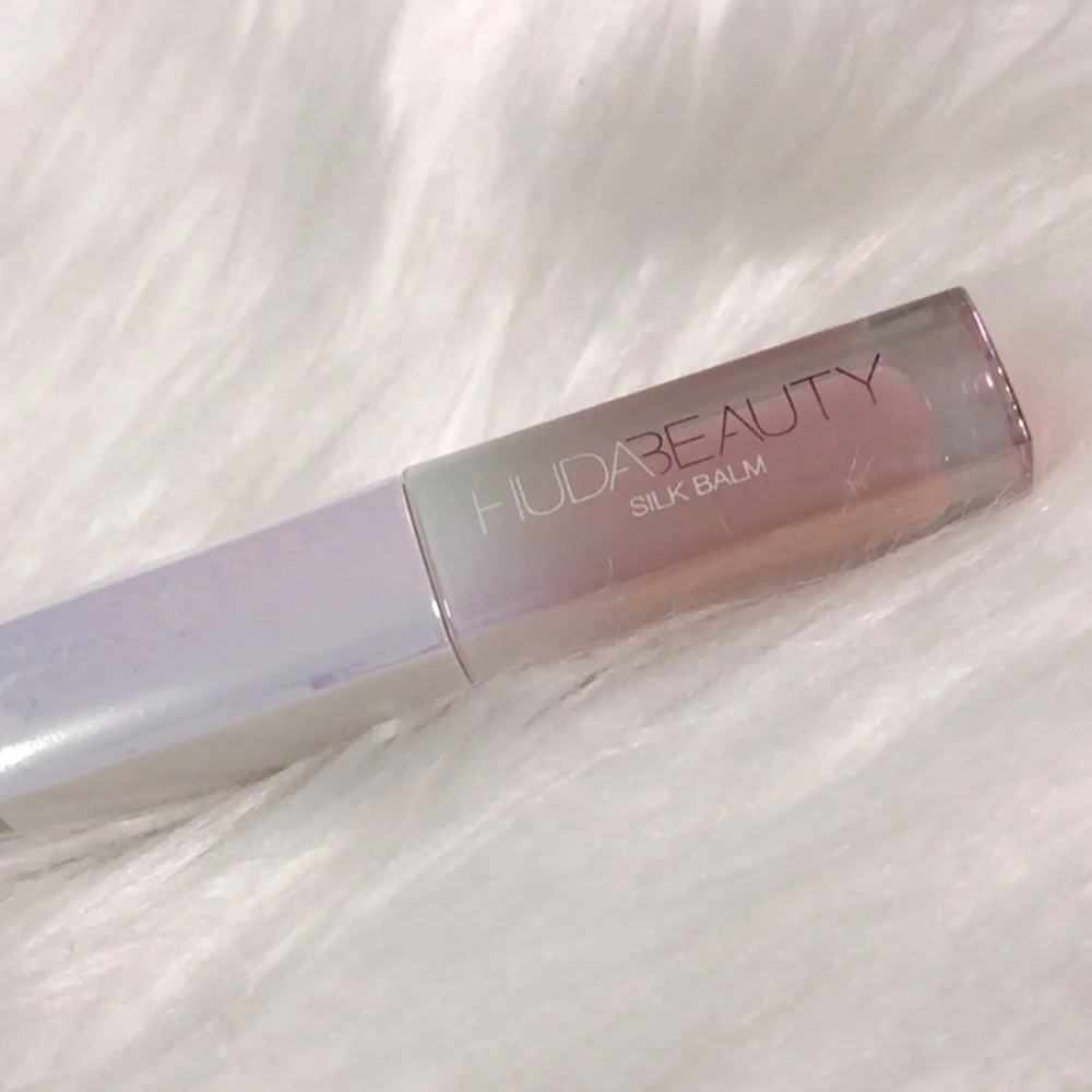 Huda Beauty Silk Balm Hydra-Plumping Lip Balm in the shade ‘Blush’